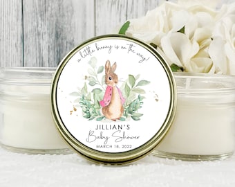 Flopsy Bunny Baby Shower Favors - Peter Rabbit  Spring Theme - Rabbit Baby Shower