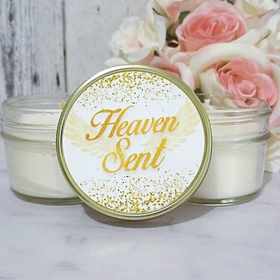 heaven sent baby shower party favors