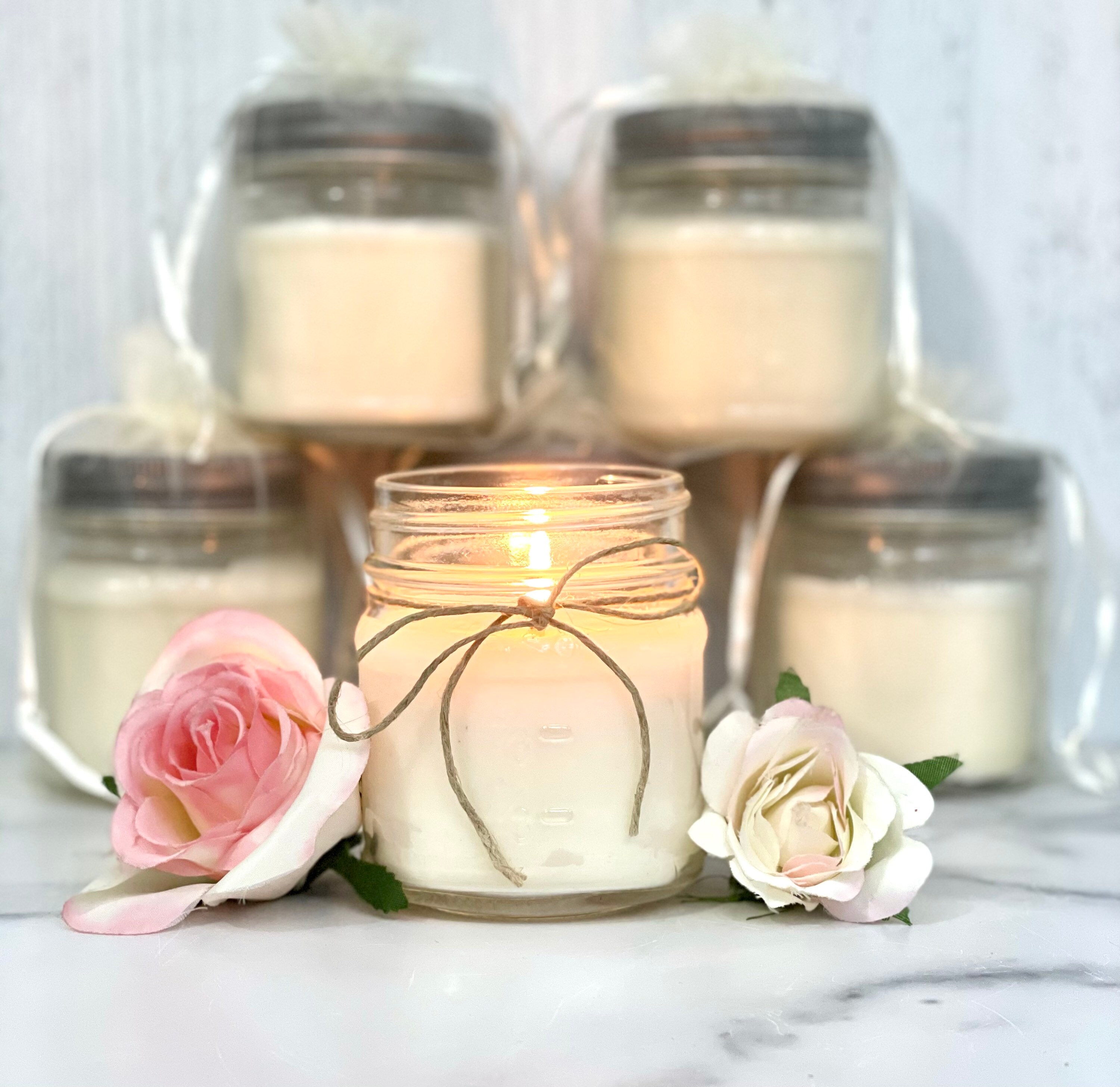 Set of 6 8oz Candle Party Favors Bridal Party Gifts Etsy