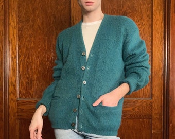 vintage mohair cardigan mens