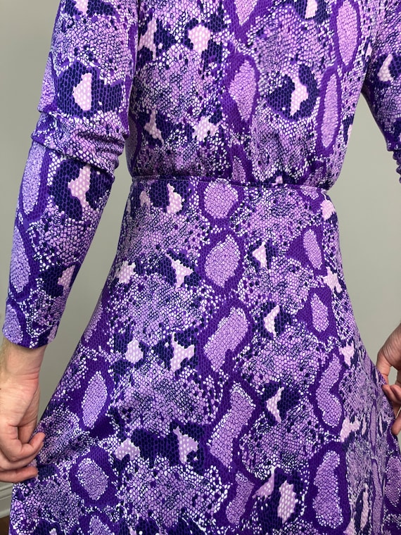purple snakeskin dress NWT Peace Love Cake Purple Snakeskin Sleeveless Maxi Dress Small Southern Roots Boutique