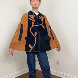 1970s～ euro vintage cape Vintage 70s cape coat - Gem