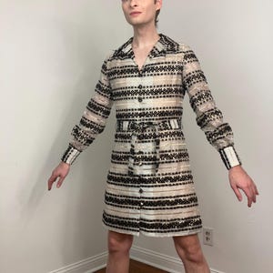 60s Geno California metallic mini dress