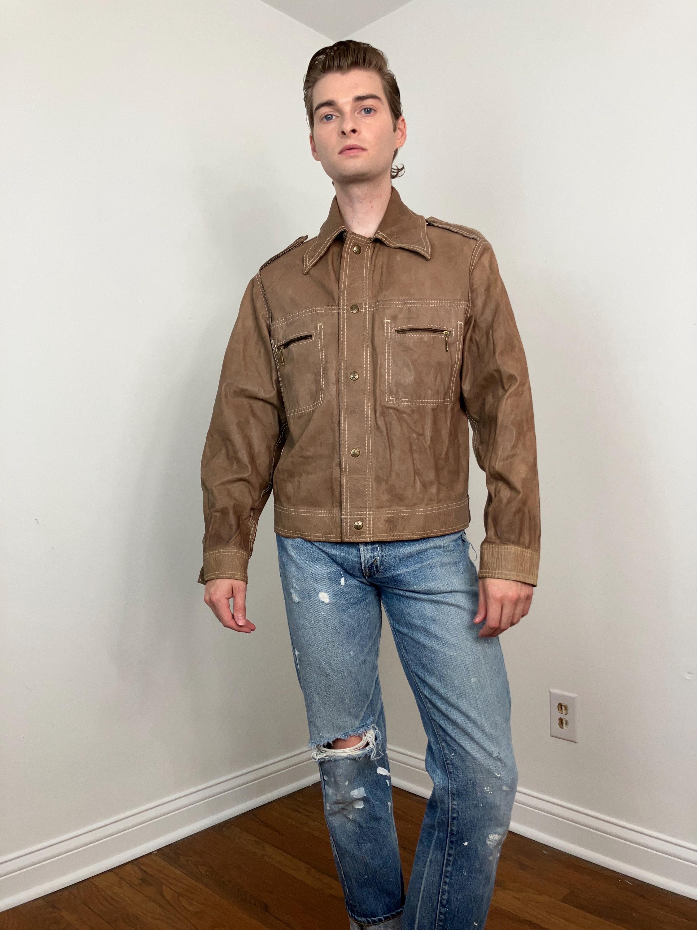 Late 60s / Early 70s Lee Revesible Suede and Leather Jacket - Etsy 