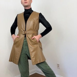 Late 60s Sills Bonnie Cashin leather vest