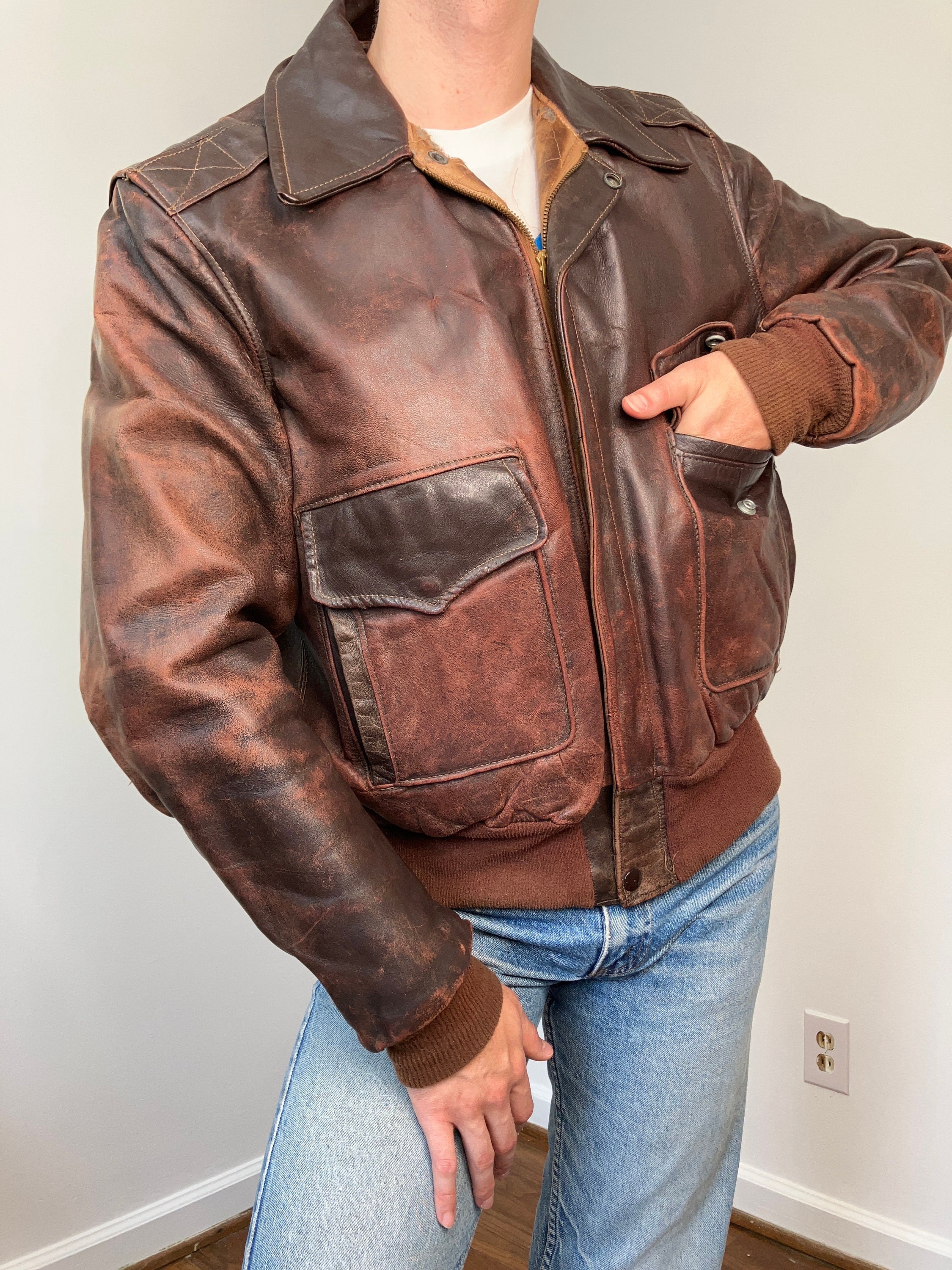 Mason & Cooper Black Premium Lamb Leather Baseball Bomber Jacket