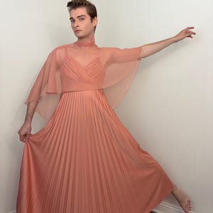 rose gold pleated dress Short Rose Pink Pleated Homecoming Dress with Sequins Rose / 00 main image 1