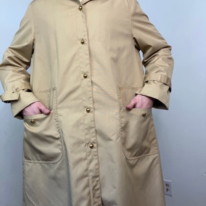 70s Bonnie Cashin swing trench coat image 10