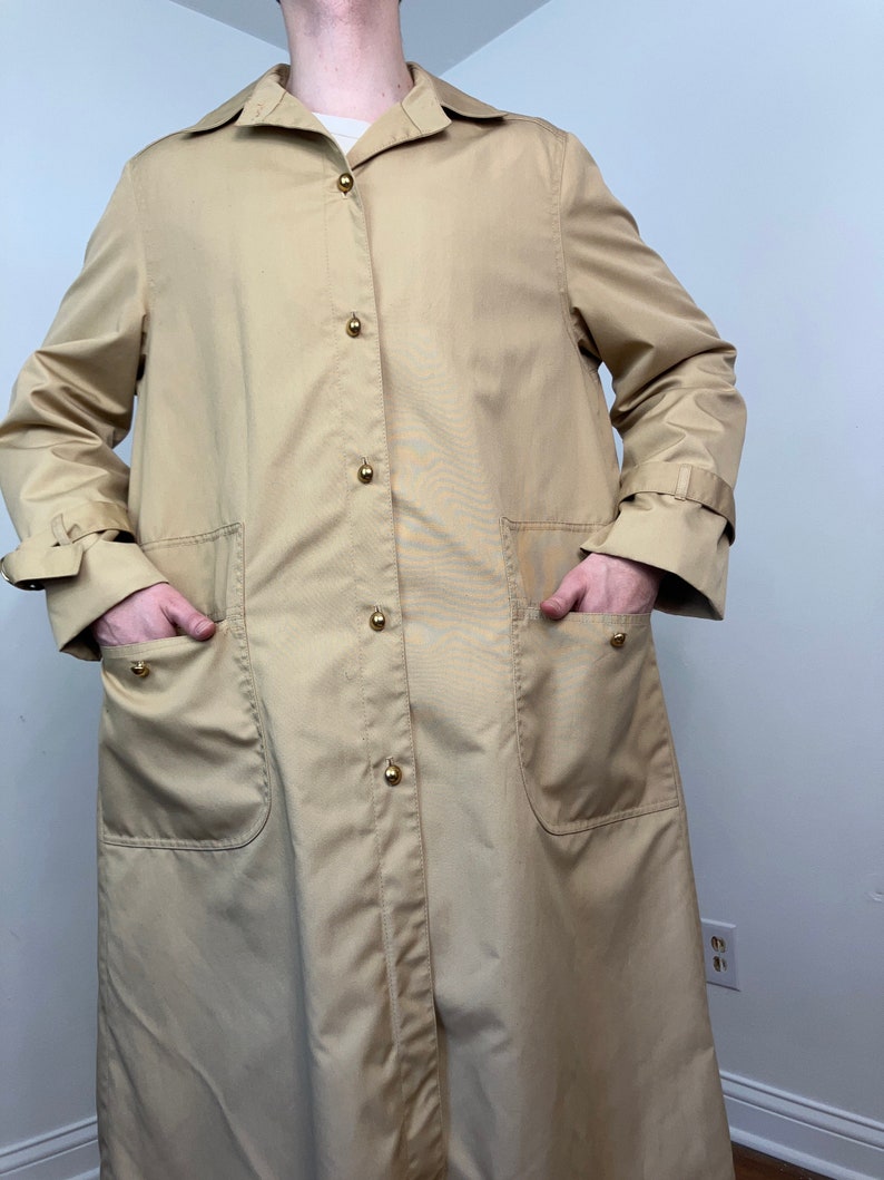 70s Bonnie Cashin swing trench coat image 10