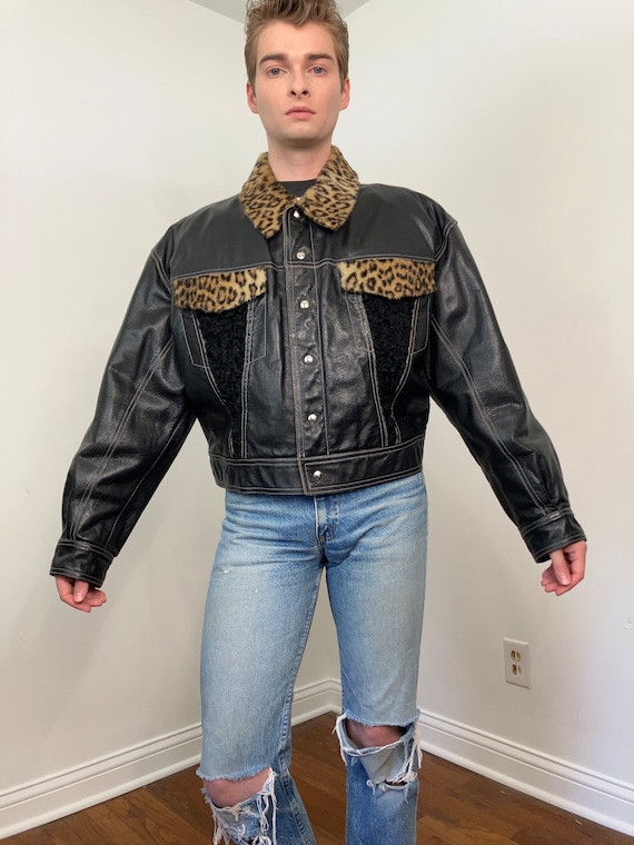 1980s Jean Paul Gaultier Cuir leather jacket