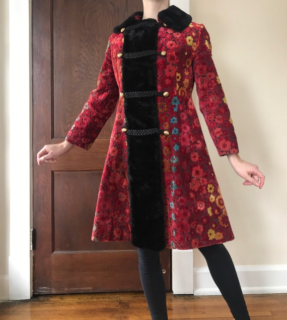 Late 60s Russian princess tapestry coat