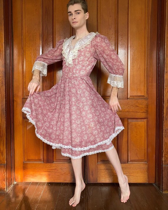 70s Gunne Sax midi dress
