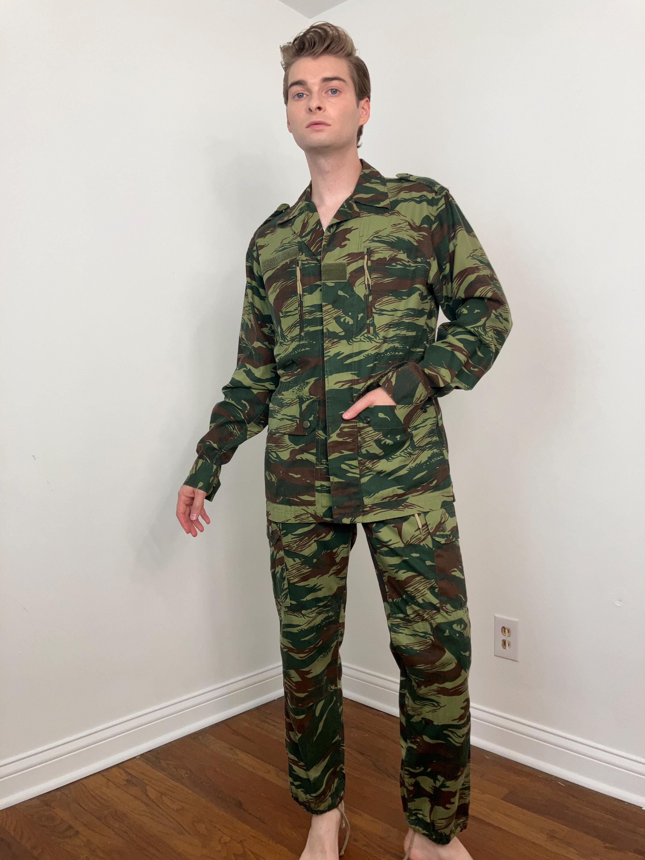 70s / 80s French Army F1 Lizard Skin Camo Jacket and Pants Set - Etsy