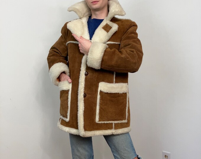 70’s Gorgeous Alpaca Jacket with Suede Accents by Bifano’s Dallas main image 1