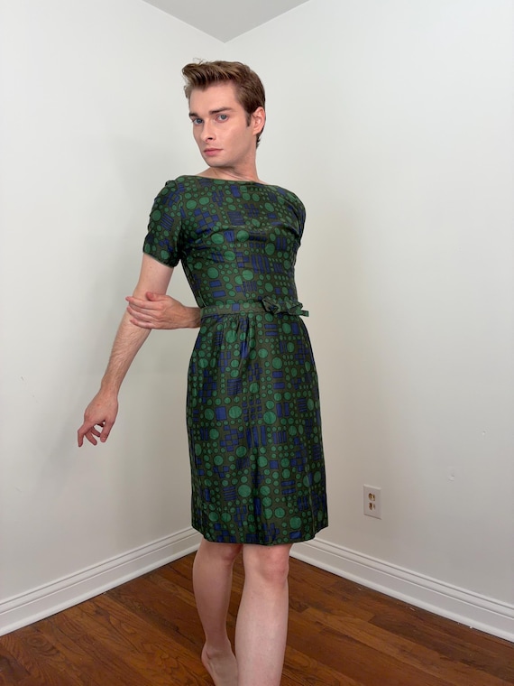 cotton wiggle dress Vintage 50s The Jones Girl geometric print Color:Brown Suede mexican dress Polka dots Wrangler Women's Plaid Maxi Product Description MORPHEW VINTAGE