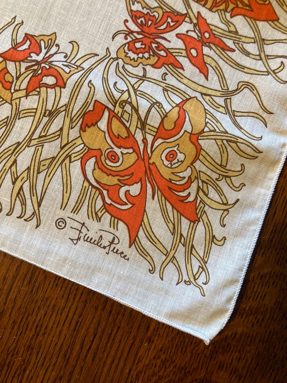 70's Emilio Pucci table linens / scarf - image 6