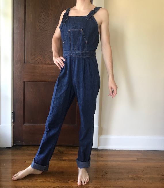 70s H.I.S. Denim bid overalls