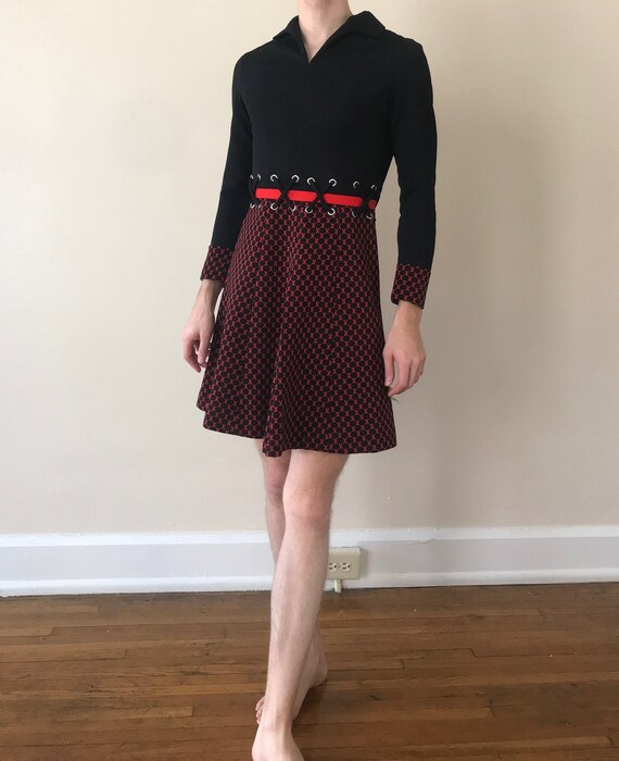 70s mini dress