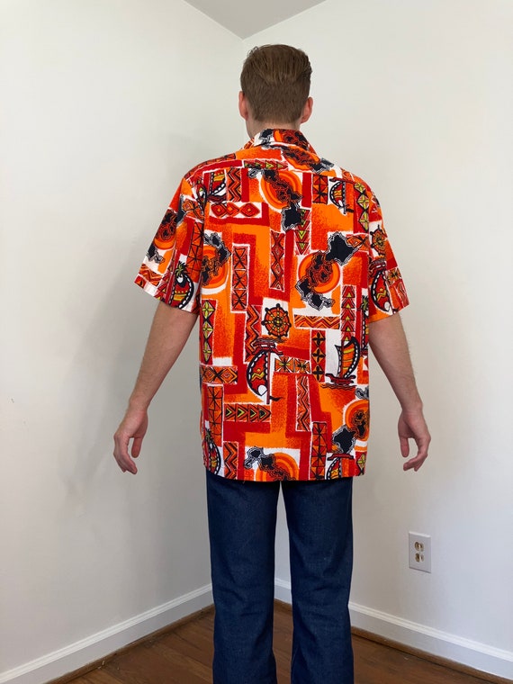 70s Hawaiian shirt - image 5