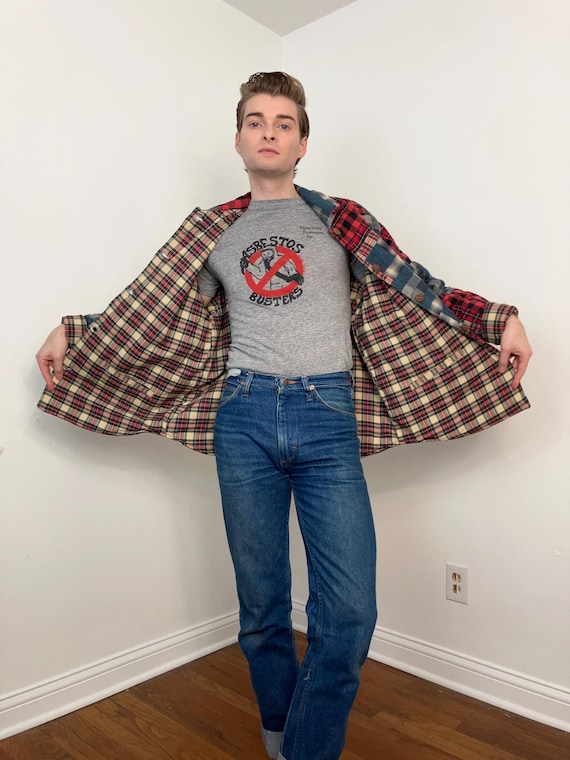 90s Patch Magic quilted patchwork reversible jack… - image 6