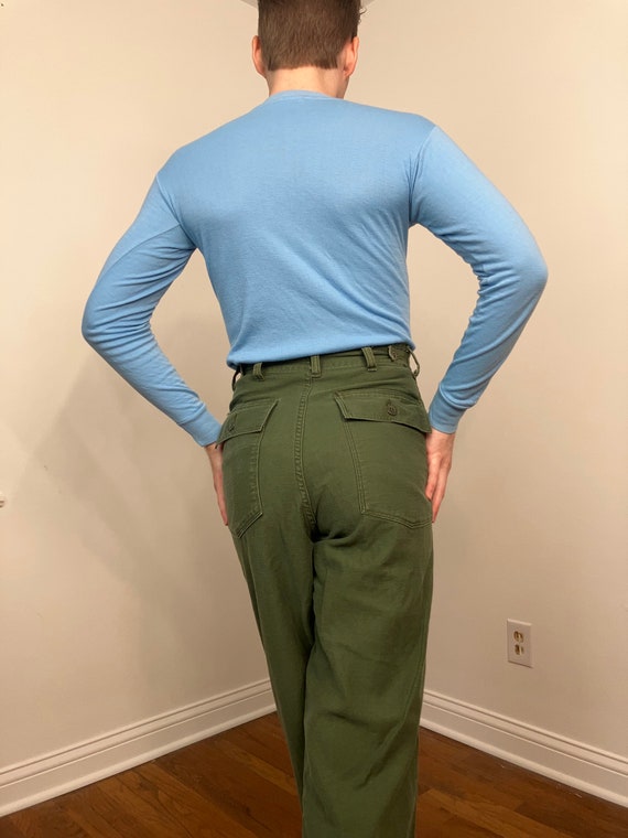 60s/70s Vietnam OG-107 fatigue pants - image 8