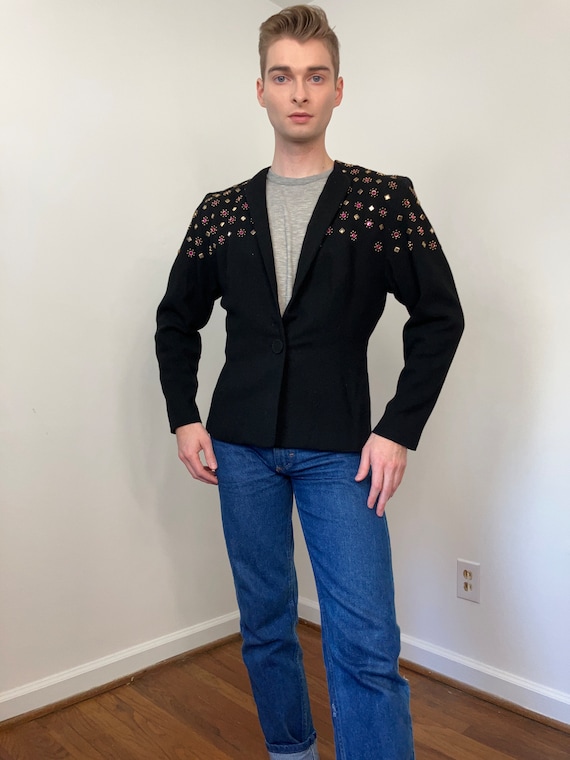 1940s Fred A. Block Studded jacket - image 4