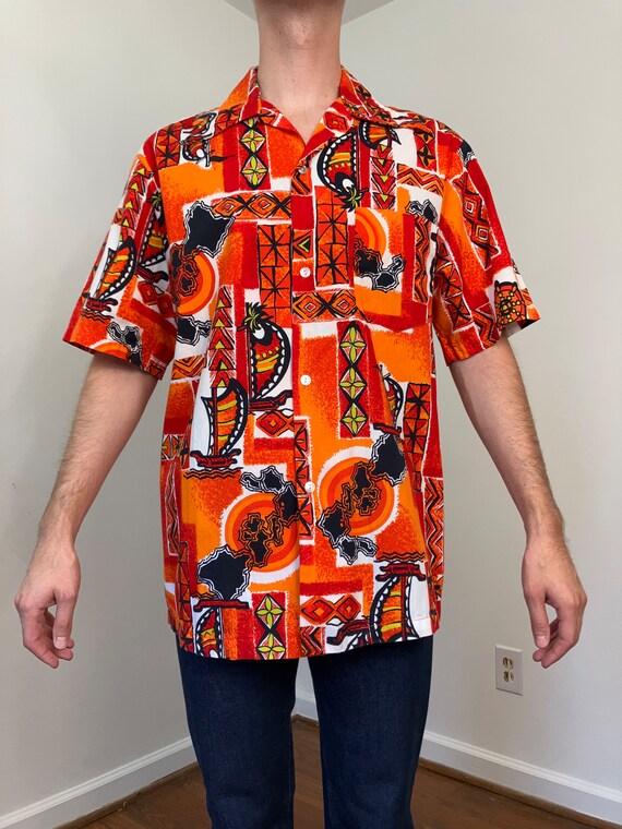 70s Hawaiian shirt - image 6