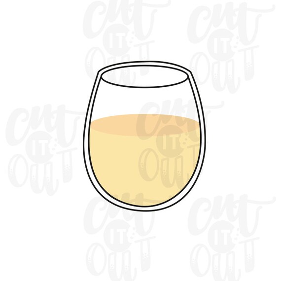 Stemless Wine Glass Cookie Cutter
