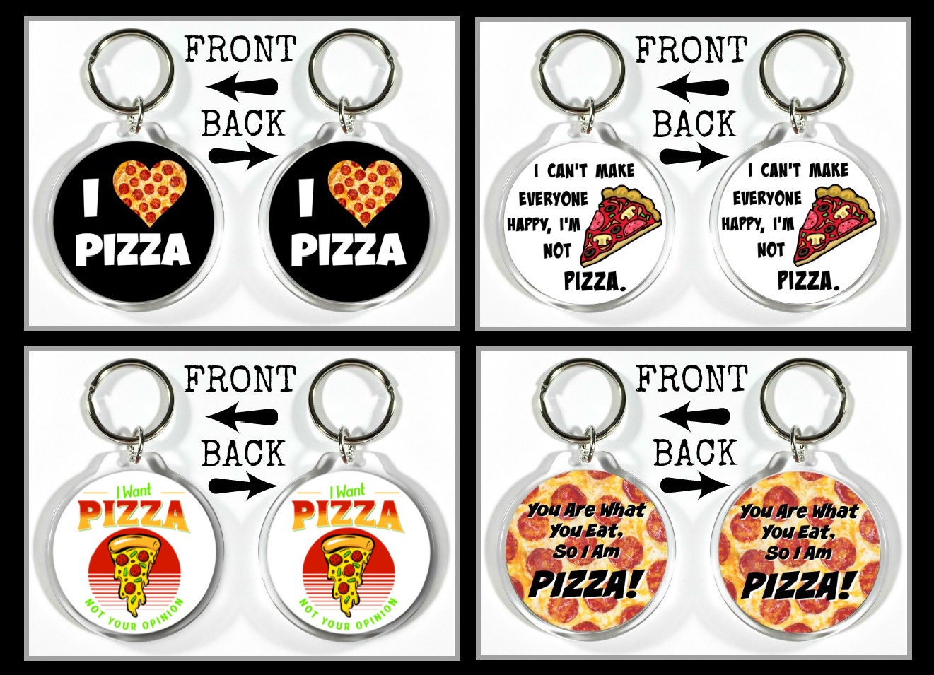 Funny Pizza Keychain / 2 Acrylic Keychain / Cute Pizza - Etsy Australia Funny Pizza Keychain / 2 Acrylic Keychain / Cute Pizza - Etsy Australia