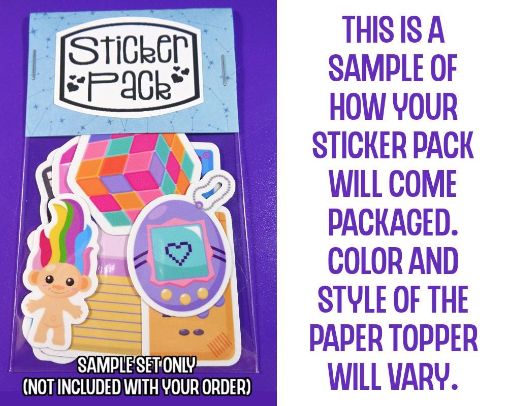 Movies Sticker Pack Set of 6 Mini Stickers 2