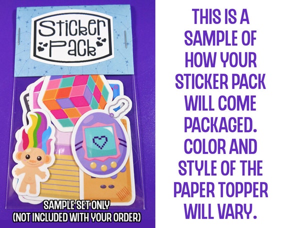 Mini Sticker Set Laminate Vinyl Stickers Neutral Colors 
