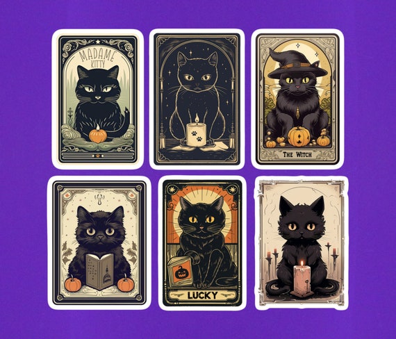 Black Cat sticker pack