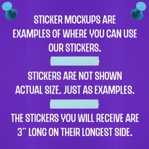 Set Of 6 Retro Black Cat Stickers - Cute Tarot Card Stickers - Vintage Style Halloween Sticker Pack - 3" Die-Cut Stickers - Black Cat Decor image 7