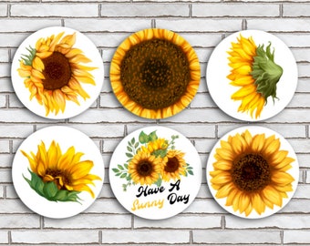 FM00000290 'Beautiful Sunflower' Fridge Magnet 