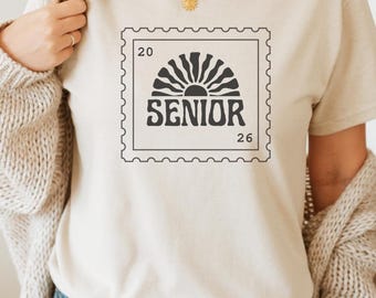 Senior 2026 SVG, Retro Senior Class of 2026, SVG for Cricut & Silhouette, Senior Sunrise Stamp SVG, Senior Year svg, Senior Shirt svg