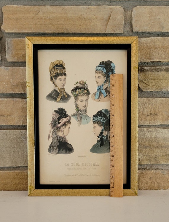 フランスアンティーク 額縁La Mode Illustree