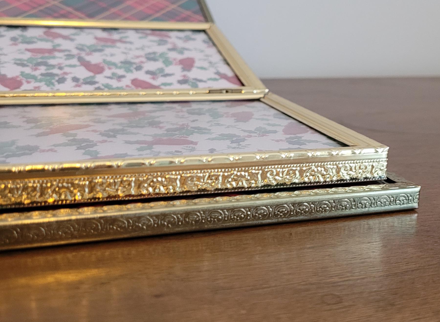 Vintage Hinged Gold Tone Picture Frame Set, 8x10 & 5x7 - Etsy