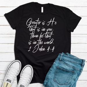 Bible Verse Shirt Christian T-shirt for Men and Women - Etsy