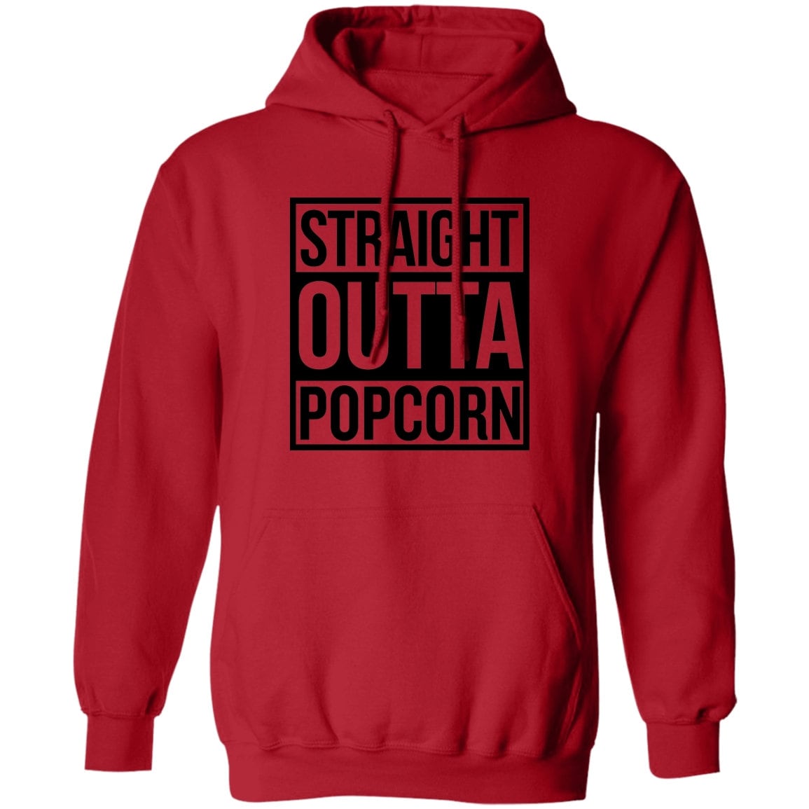 Straight Outta Popcorn Pullover Hoodie Popcorn Lovers Hooded Etsy