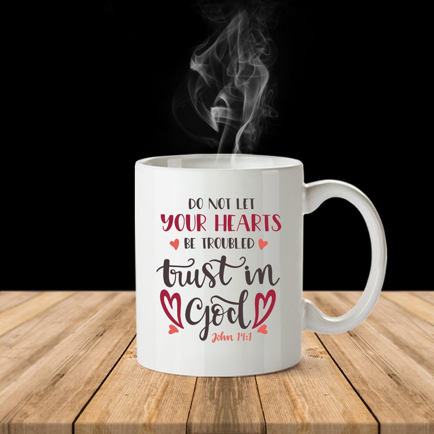 Taza Cristiana ‘Nos Ama Porque Él Nos Amó Primero’ – Regalo Fe Y Esperanza Para Café O Té