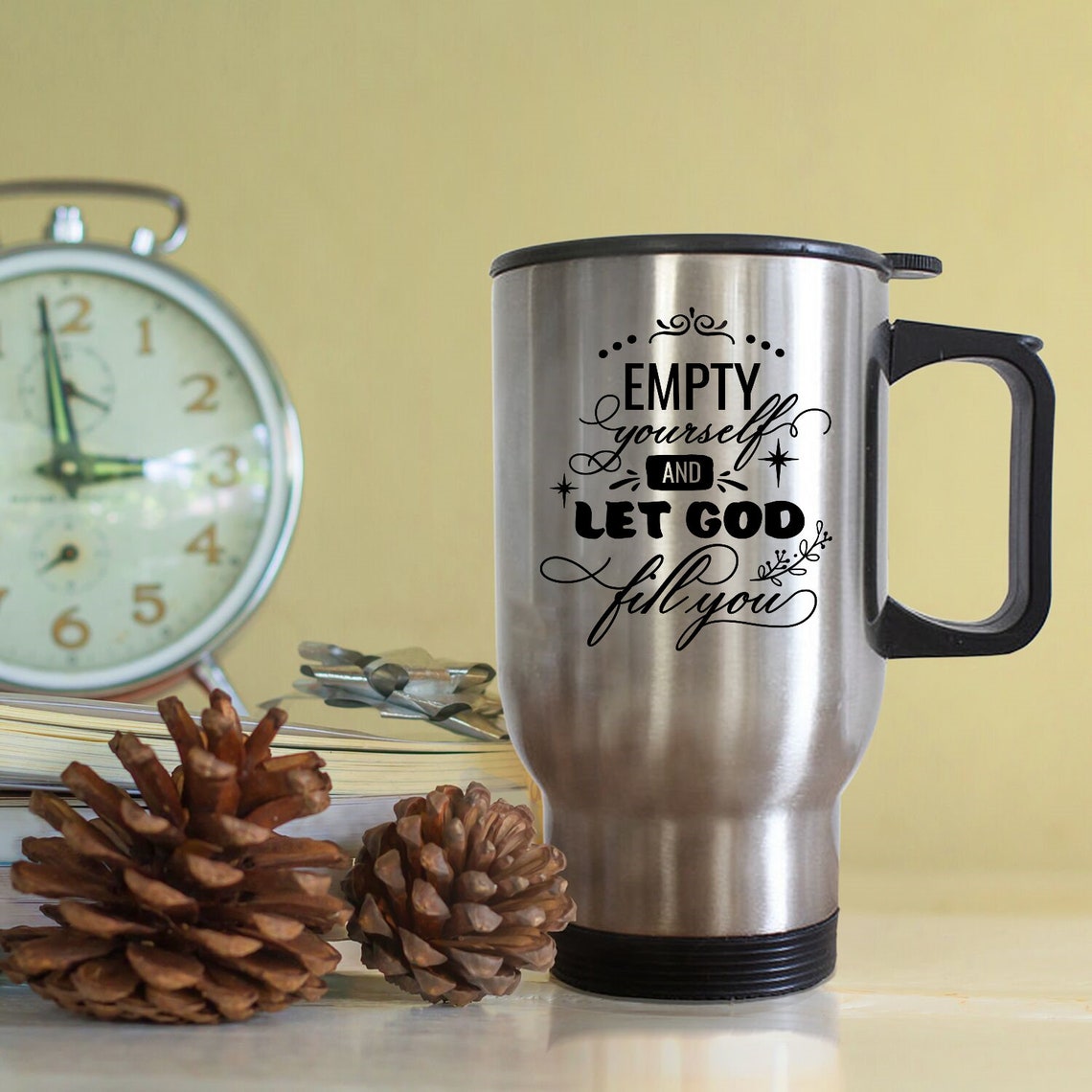 Christian Coffee Mugs Christian Travel Mugs Empty Yourself Etsy