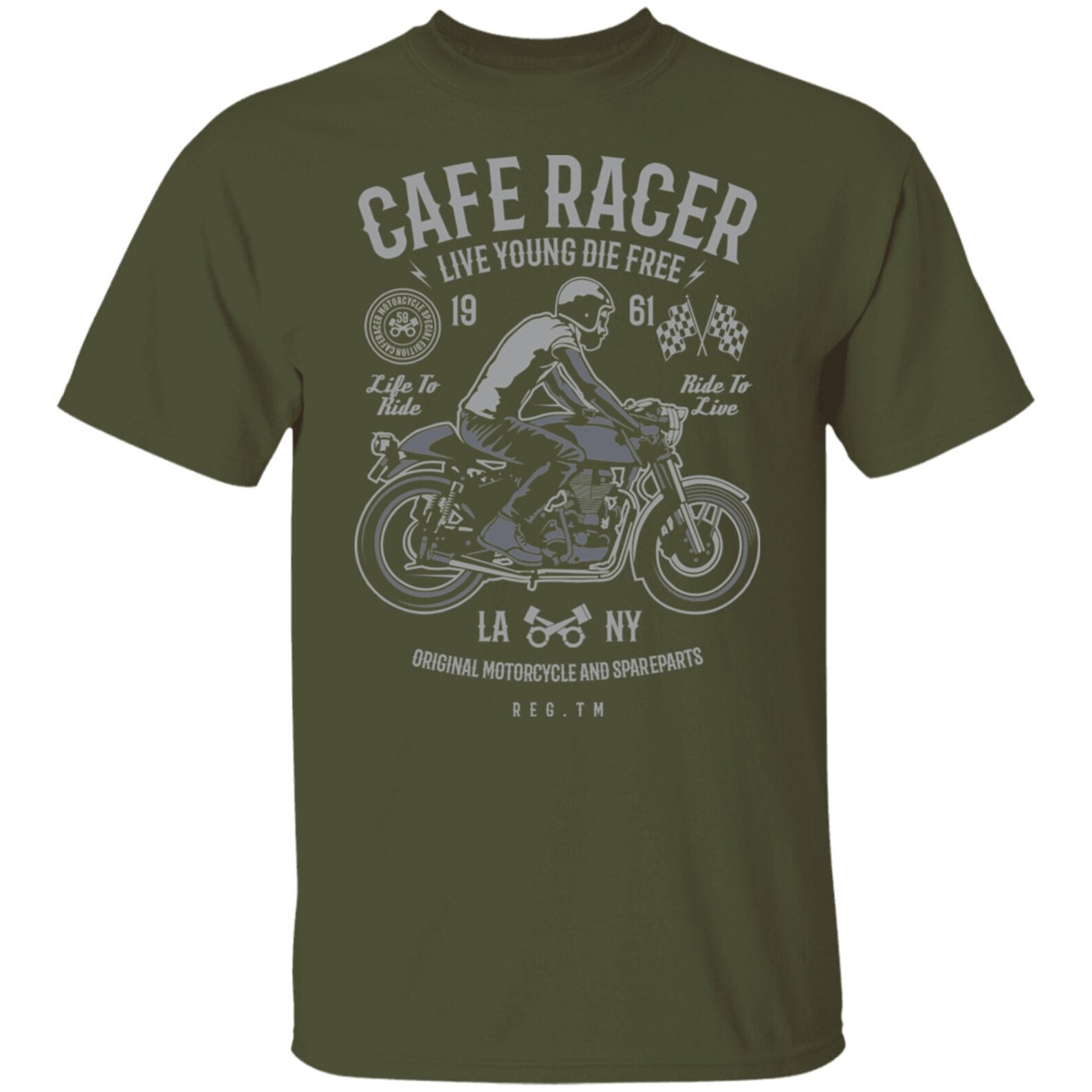 Motorcycle Shirt Cafe Racer Speed Maniac Classic Motorcycle | Etsy
