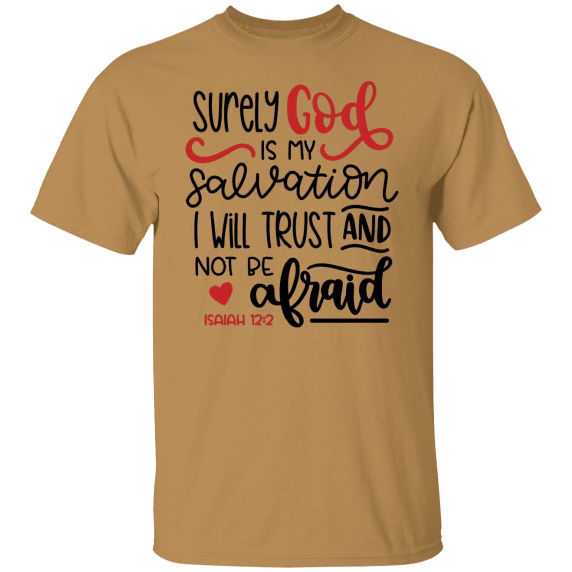 T-shirt Biblique 'Sois Tranquille Et Sache Que Je Suis Dieu' - Personnalisable, Toutes Tailles, Coton