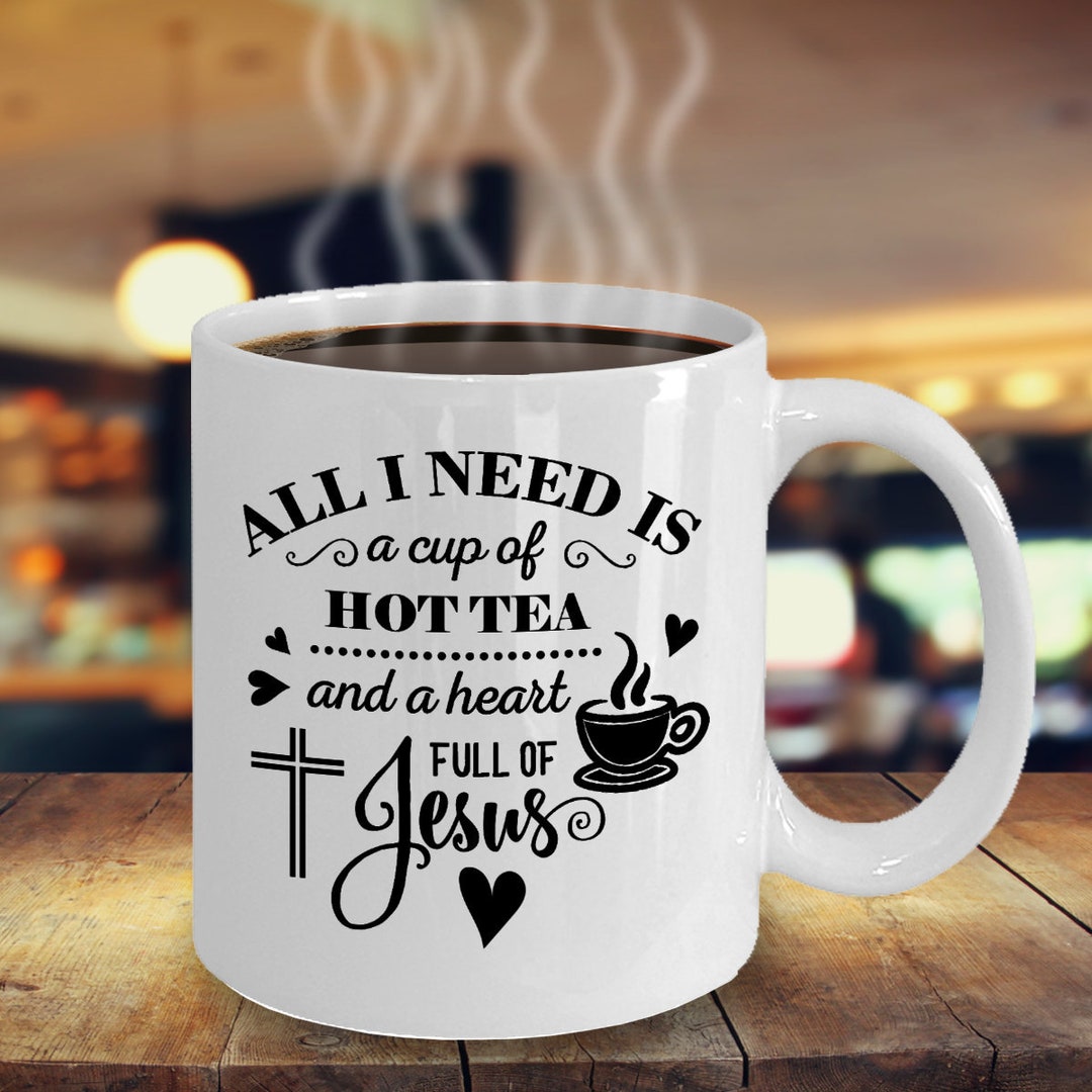 Try Jesus Tea Jesus Tea Cup: Inspirational Christian Coffee Mug - Etsy UK