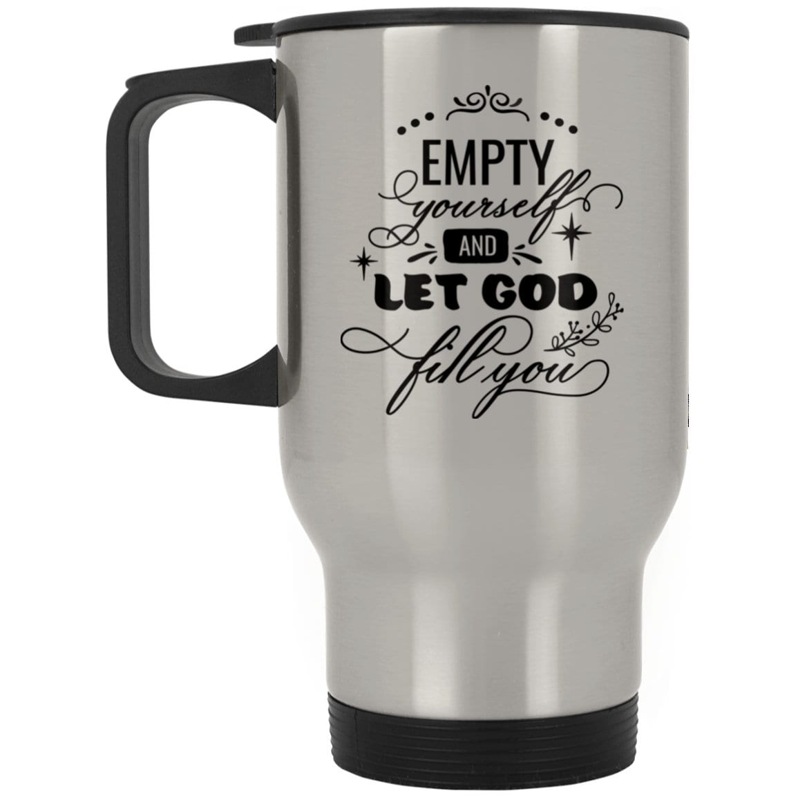 Christian Coffee Mugs, Christian Travel Mugs, Empty Yourself and Let God Fill You, Scripture Mug
