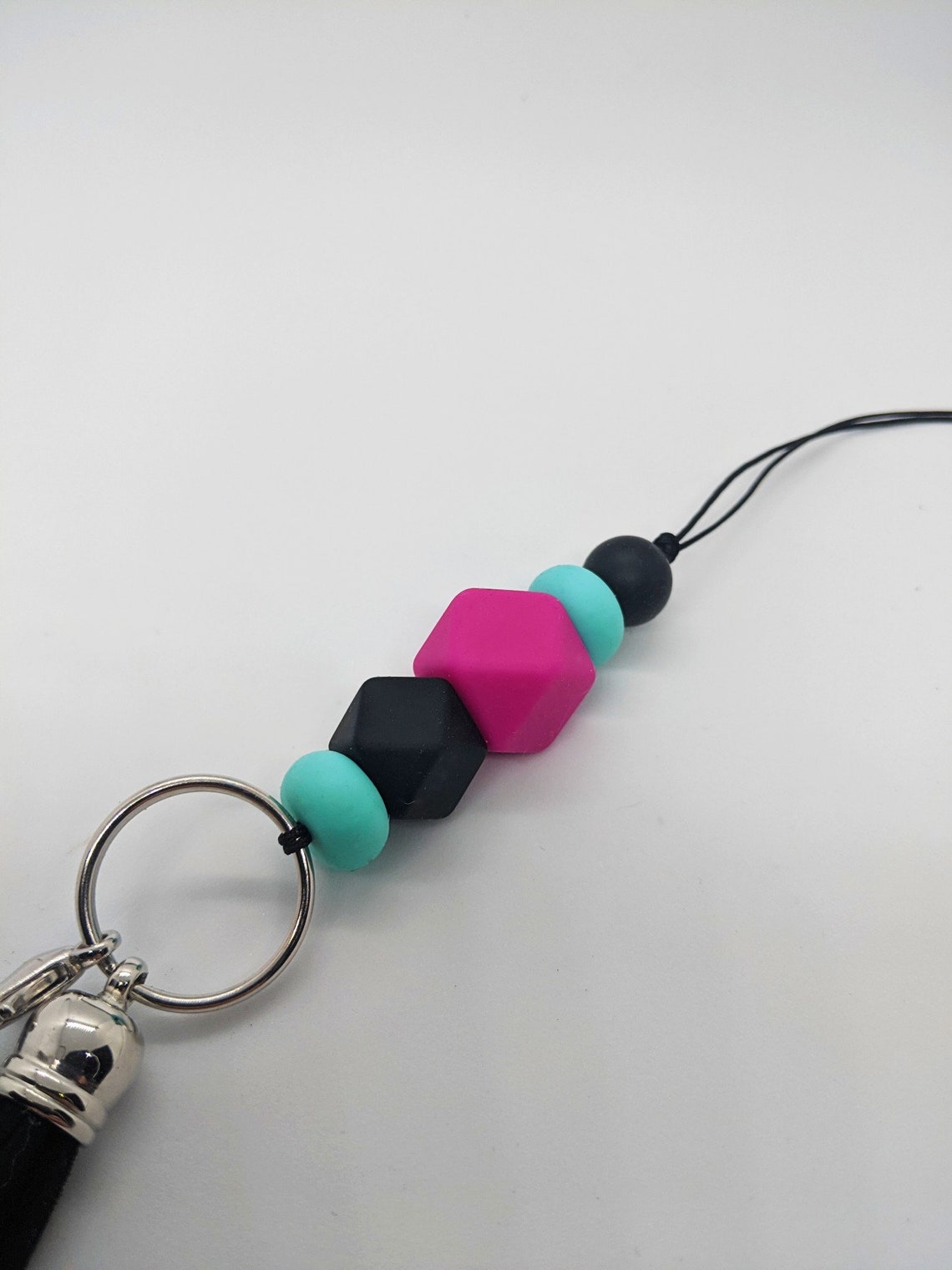 Silicone bead lanyard teacher lanyard teacher gift badge Etsy