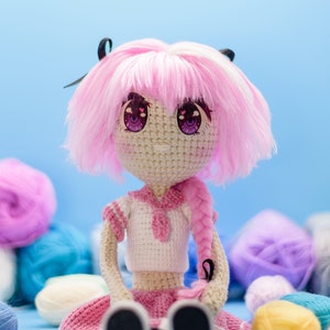 Big Amigurumi doll Astolfo from Fate series Grand Order Stay | Etsy Polska