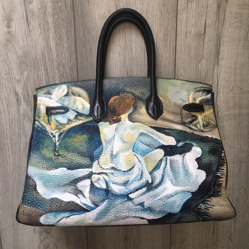 painted birkin bag