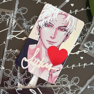 Amour et espace lointain | Cartes photo avec finition holographique