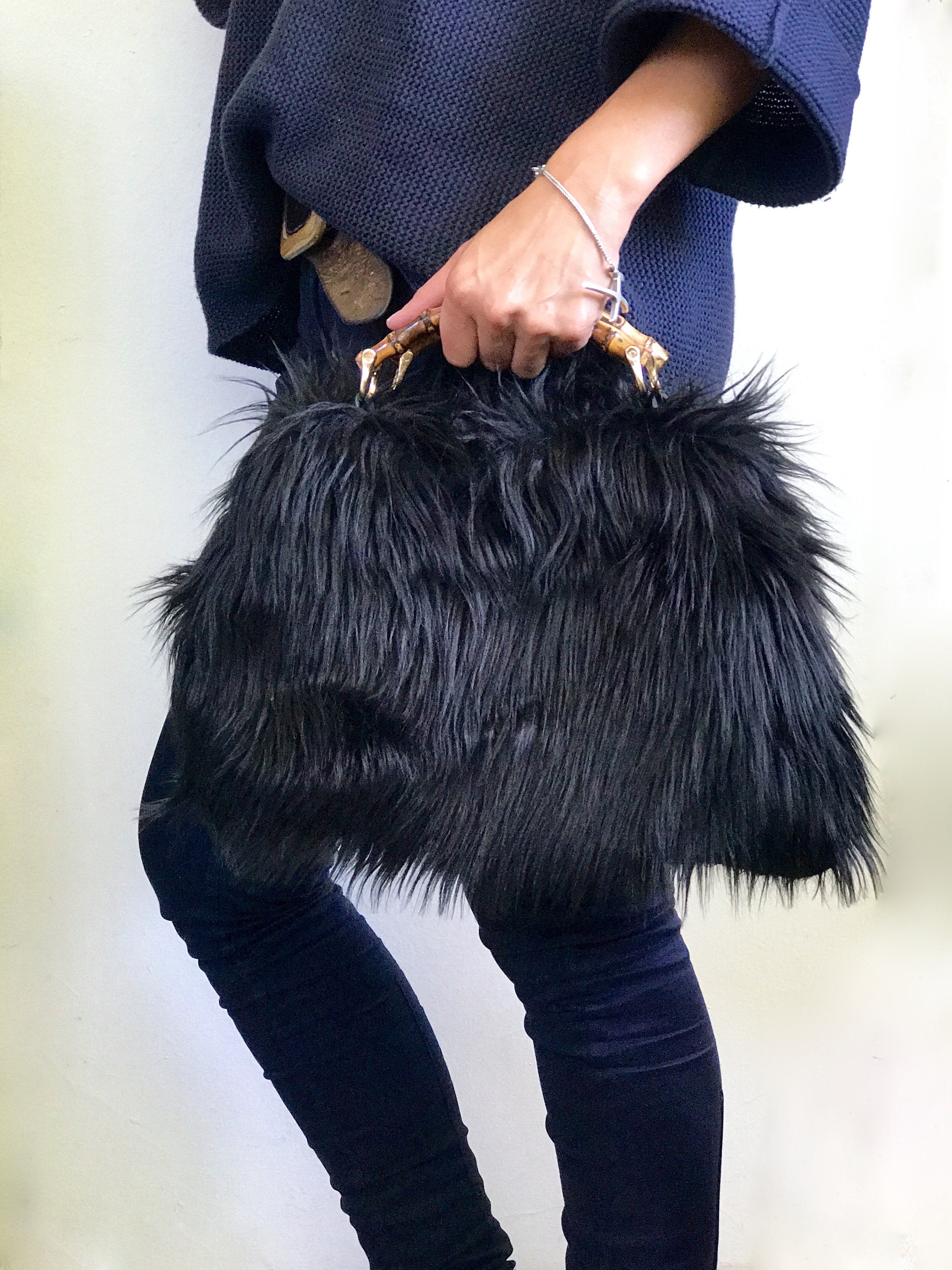 Gucci Fur Bag - Etsy